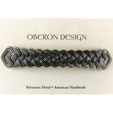 Celtic Braid Bar Hair Barrette by Oberon Design