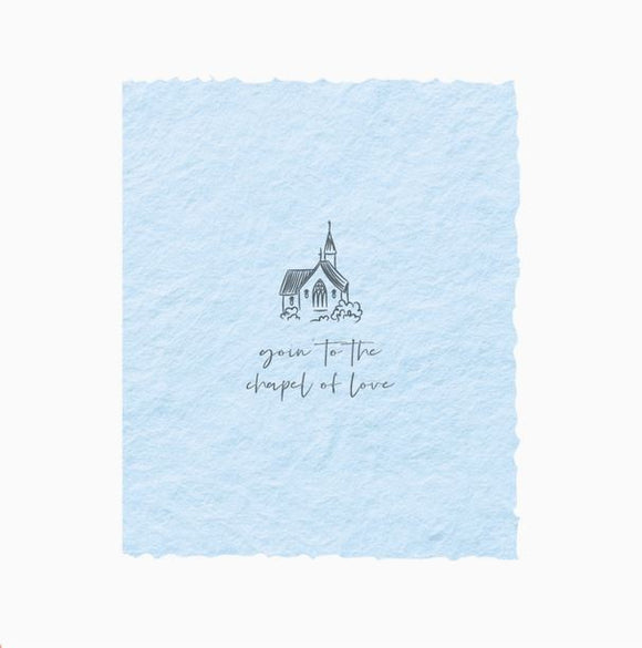 Going To The Chapel Wedding Greeting Card by Paper Baristas