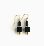 Cube Earrings by Trecy Bleich