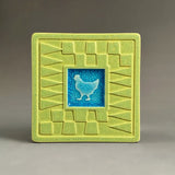 Chicken Coaster by Macone Clay