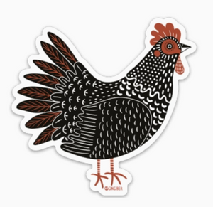 Chicken Sticker by Gingiber