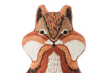 Chipmunk Embroidery Kit by Kiriki Press