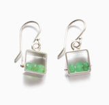 Mini Square Earrings by Ashka Dymel