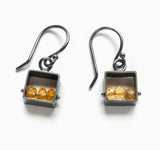 Mini Square Earrings by Ashka Dymel