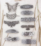 Periwinkle Hair Barrette by Oberon Design