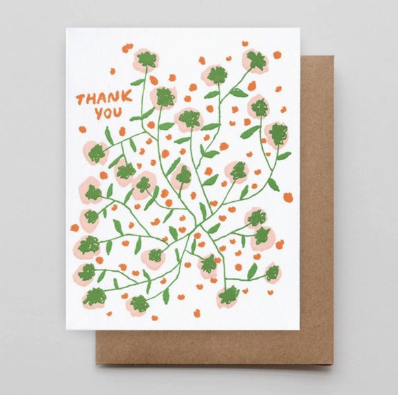 Thank You Floral Cluster Boxed Greeting Cards from Hammerpress