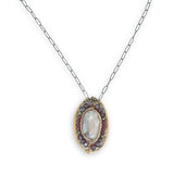 Teaching Coin Moonstone Necklace by Vanessa Savlen