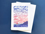 Contemplation West Card by Nan Onkka