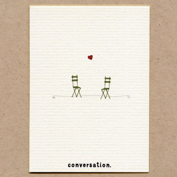 Conversation Enclosure Card by Beth Mueller