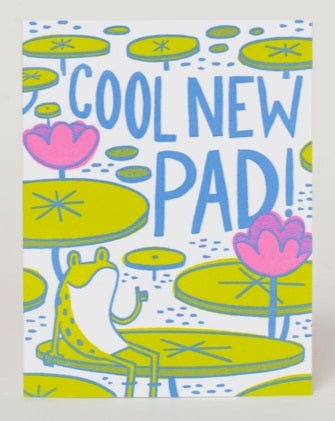 Cool New Pad Greeting Card by Egg Press Manufacturing