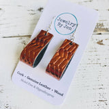 Jodi Earrings: Copper Braided by Jewelry By Jen