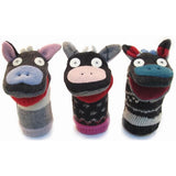 Wool Cow Puppet by Cate & Levi