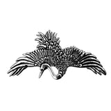 Crane Hair Barrette by Oberon Design