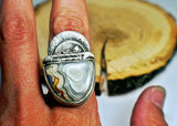 Crazy Lace Agate Ring by Amber Carlin