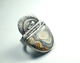 Crazy Lace Agate Ring by Amber Carlin