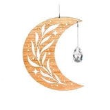 Crescent Moon Suncatcher by Woodcutts