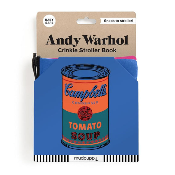 Andy Warhol Crinkle Fabric Stroller Book
