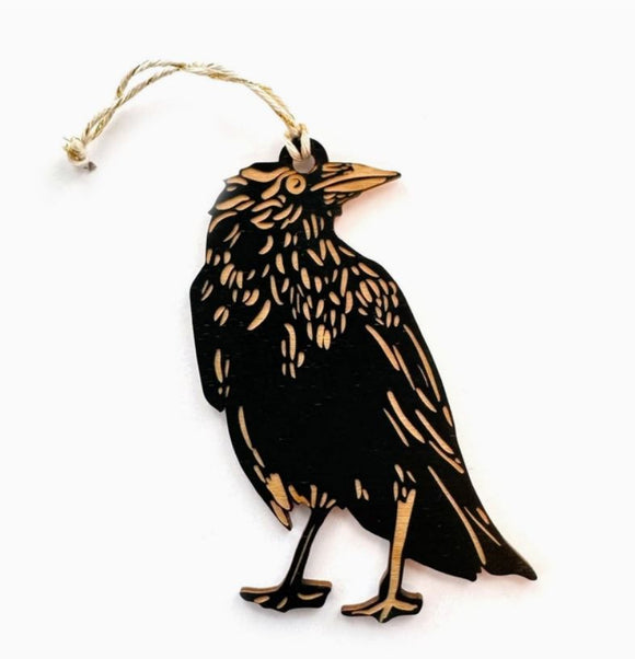 Crow Ornament by Snowmade