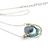 Crystal Wave Necklace by Vanessa Savlen