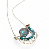 Crystal Wave Necklace by Vanessa Savlen