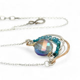 Crystal Wave Necklace by Vanessa Savlen
