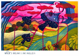 In My Dreams I Can Fly Birthday Card from Artists to Watch