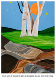 Journey Through the Seasons - Autumn Sympathy Card from Artists to Watch