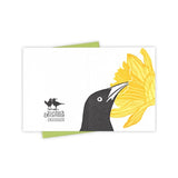 Daffodil Grackle Card by Burdock & Bramble
