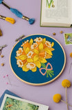Daffodils Embroidery Kit by Rikrack Embroidery