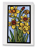 Daffodils Greeting Card by Sarah Angst