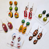 Color Pop Dangly Earrings by TommyGunGlass