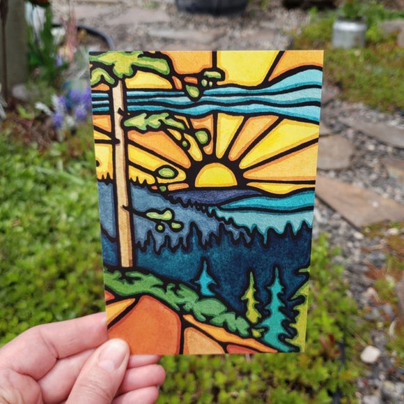 Daybreak Postcard by Sarah Angst