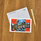 Greetings From Dubuque Postcard by Found Image Press