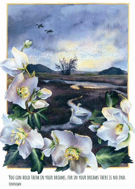 Winter In The Valley Sympathy Card from Artists to Watch
