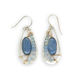 Washed Denim Kyanite Earrings by Vanessa Savlen