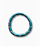 Aluminum Tube Bracelet by Trecy Bleich