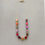 Cube Necklace by Trecy Bleich