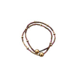 Hematite Tube Bracelet by Trecy Bleich