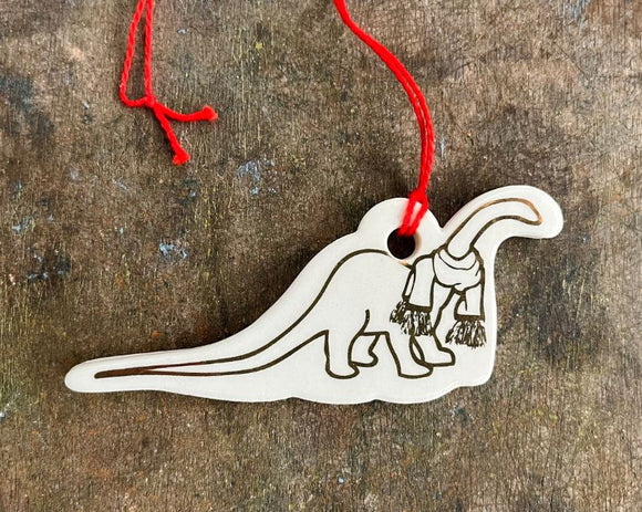 Diplodocus Ornament by Keith Hershberger