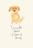 Dog Belated Birthday Greeting Card by Sweet Julie Marie