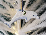 Dolphin Ceramic Ornament by Mary DeCaprio