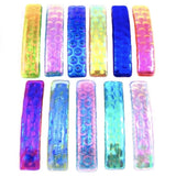 Dichroic Glass Dots Barrette - Medium by Glass Town USA