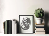 Dragon Animus Print by Cat Rocketship
