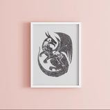 Dragon Animus Print by Cat Rocketship