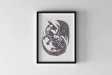 Dragon Animus Print by Cat Rocketship