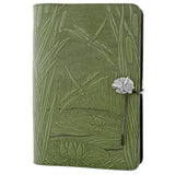 Dragonfly Pond Original Leather Journal by Oberon Design