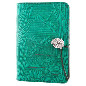 Dragonfly Pond Original Leather Journal by Oberon Design