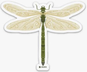 Dragonfly Sticker by Gingiber