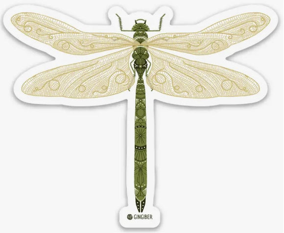 Dragonfly Sticker by Gingiber