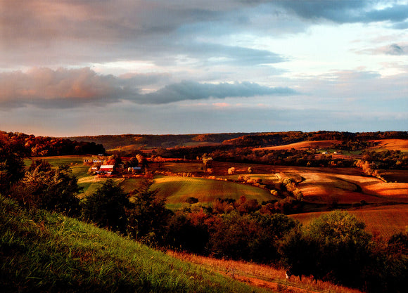 Driftless Farm II Photo Print by Hallie Bear